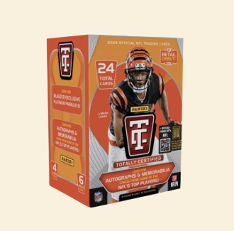 compare product 2024 Panini Totally Certified Football Blaster Box