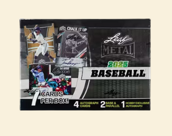compare product 2025 Leaf Metal Baseball Hobby Box