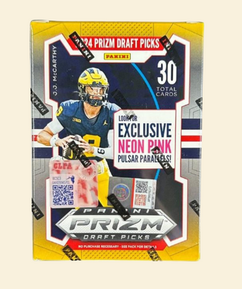 compare product 2024-25 Prizm Football Draft Picks Blaster Box