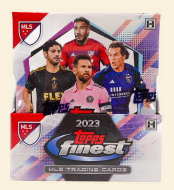 compare product 2023 Topps Finest MLS Soccer Hobby Box