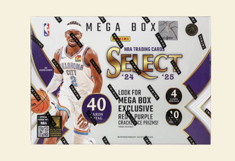 compare product 2024-25 Panini Select Basketball Mega Box (Red & Purple Cracked Ice)