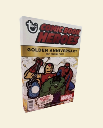 compare product 2025 Topps Marvel 1975 Golden Anniversary Hobby Box