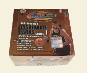compare product 1999-00 Topps Finest Series 1 Basketball Jumbo Box