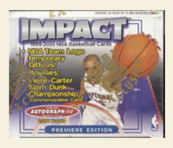 compare product 1999-00 Skybox Impact Basketball Hobby Box