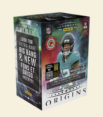 compare product 2025 Panini Origins Football International Blaster Box