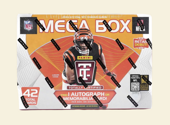 compare product 2024 Panini Totally Certified Football Mega Box