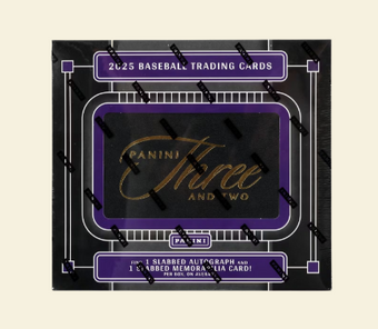 compare product 2025 Panini Three and Two Baseball Hobby Box