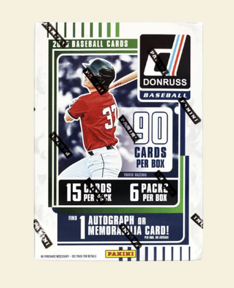 compare product 2025 Panini Donruss Baseball Blaster Box