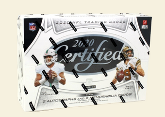 compare product 2020 Panini Certified Football Hobby Box