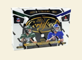 compare product 2021 Panini Certified Football Hobby Box