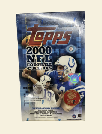 compare product 2000 Topps Football Hobby Box