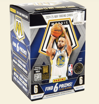 compare product 2024-25 Panini Mosaic Basketball Blaster Box