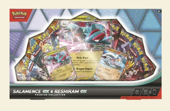 compare product Pokemon: Salamence and Reshiram EX Collection Box