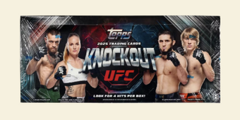 compare product 2025 Topps Knockout UFC Hobby Box