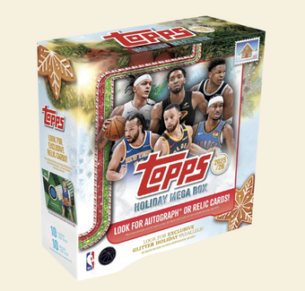 compare product 2025-26 Topps Holiday Basketball Mega Box