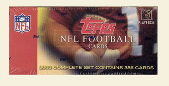 compare product 2003 Topps Football Complete Set