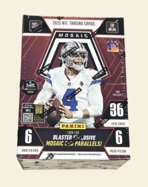 compare product 2025 Panini Mosaic Football Hobby Blaster Box