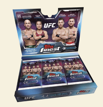 compare product 2025 Topps UFC Finest Hobby Box
