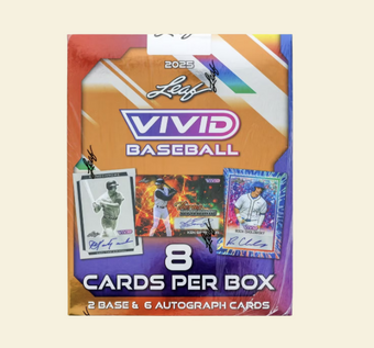 compare product 2025 Leaf Vivid Baseball Hobby Box
