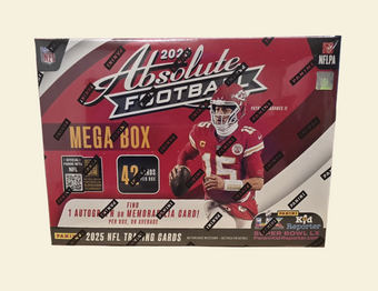 compare product 2025 Panini Absolute Football Hobby Mega Box