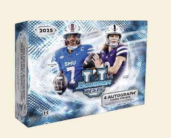 compare product 2025 Bowman University Best Football Hobby Box