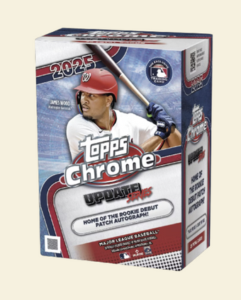 compare product 2025 Topps Chrome Update Series Baseball Blaster Box