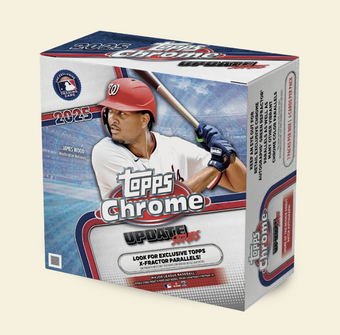 compare product 2025 Topps Chrome Update Series Baseball Mega Box