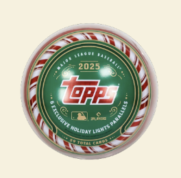 compare product 2025 Topps Holiday Baseball Holiday Tin