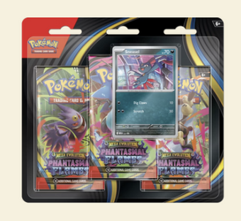 compare product Pokemon: Phantasmal Flames Three Pack Blister