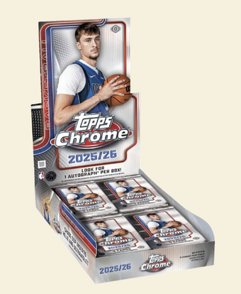 compare product 2025-26 Topps Chrome Basketball Hobby Box
