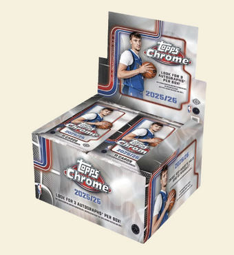compare product 2025-26 Topps Chrome Basketball Jumbo Box