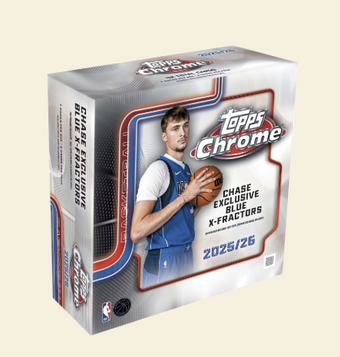 compare product 2025-26 Topps Chrome Basketball Mega Box