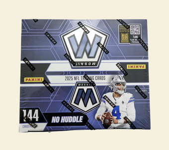 compare product 2025 Panini Mosaic Football No Huddle Hobby Box