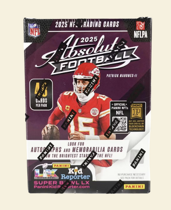 compare product 2025 Panini NFL Absolute Football Blaster Box (Green Parallels)