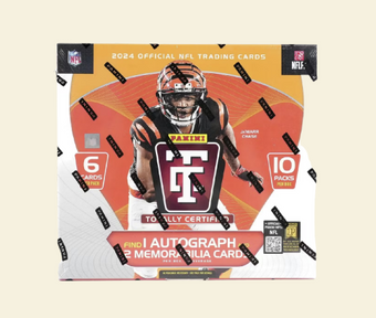 compare product 2024 Panini Totally Certified Football Hobby Box