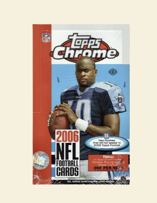 compare product 2006 Topps Chrome Football Hobby Box