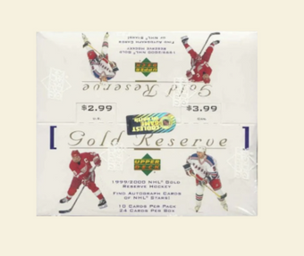compare product 2000 Upper Deck NHL Gold Reserve Hockey Hobby Box