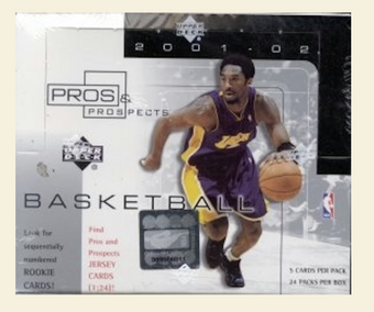 compare product 2001-02 Upper Deck Pros & Prospects Basketball Hobby Box