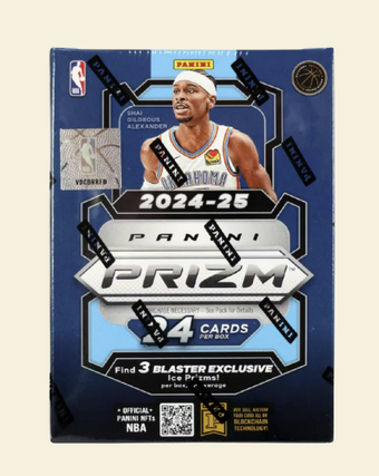 compare product 2024-25 Panini Prizm Basketball Blaster Box (Ice Prizm)