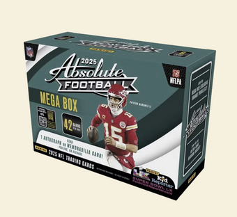 compare product 2025 Panini Absolute Football Mega Box (Green)