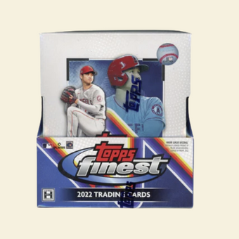 compare product 2022 Topps Finest Baseball Hobby Box