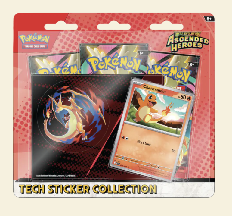 Pokemon: Ascended Heroes Tech Sticker Collection