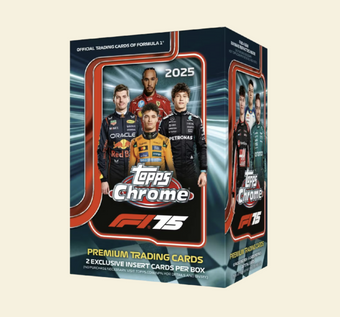 compare product 2025 Topps Chrome Formula 1 Blaster Box