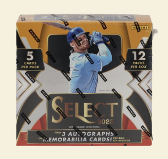 compare product 2025 Panini Select Baseball Hobby Box