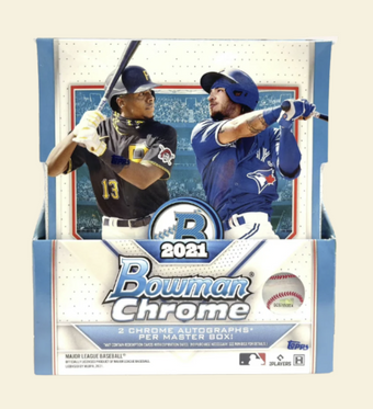 compare product 2021 Bowman Chrome Baseball Hobby Box