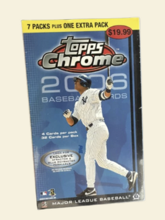 compare product 2006 Topps Chrome Baseball Retail Box