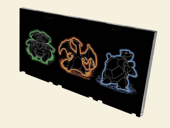 compare product Pokemon: Ultra Pro Neon Kanto One Touch Edge 3-Card Display