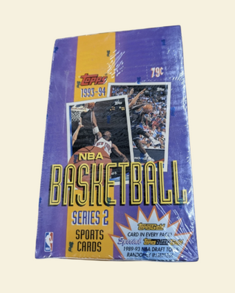 compare product 1993-94 Topps NBA Basketball Series 2 Hobby Box