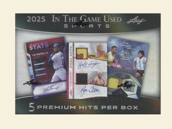 compare product 2025 Leaf In The Game Used Hobby Box