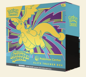 compare product Pokemon: Ascended Heroes Pokemon Center Elite Trainer Box